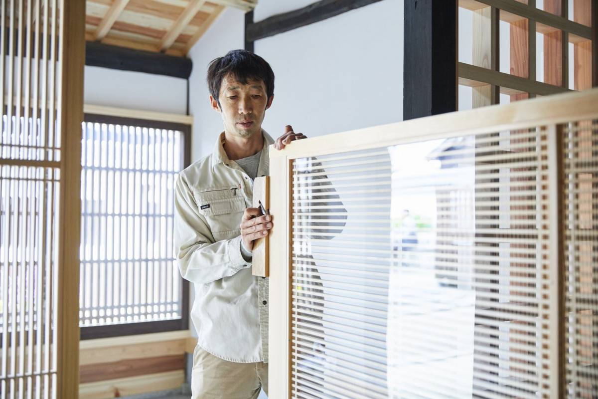 橿原市今井町 古民家 建具職人