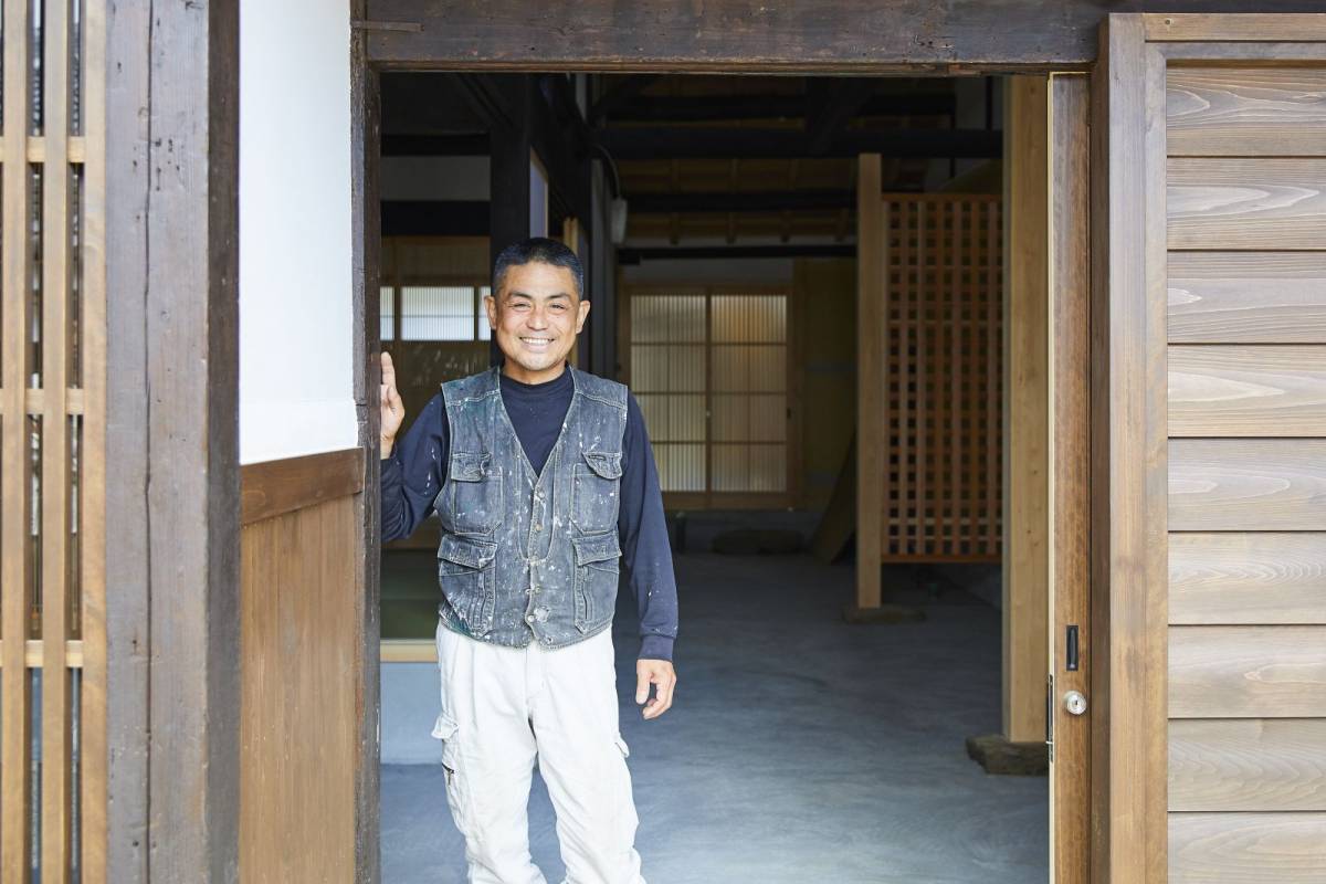 橿原市今井町 古民家 塗装職人
