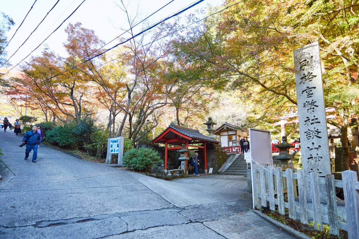 談山神社 紅葉 境内案内図