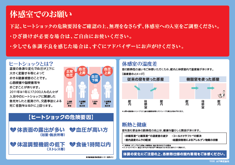 YKkAP 樹脂窓 ヒートショック